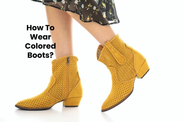 How To Wear Colored Boots?